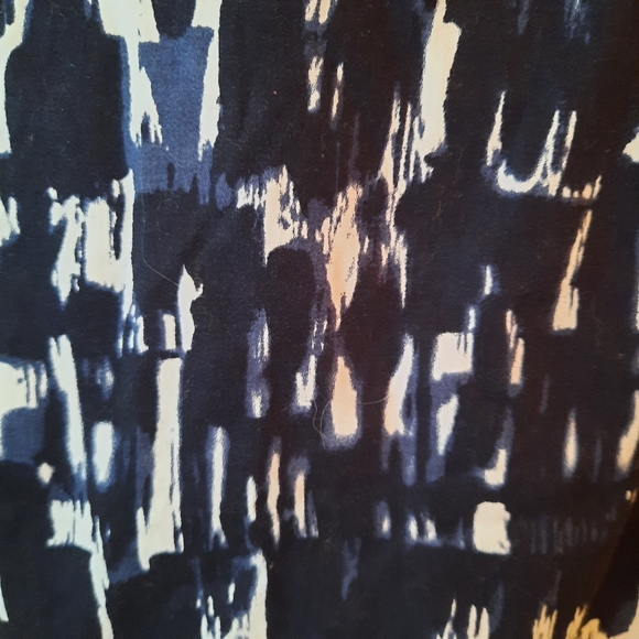 Pencil Skirt 14  Mexx Brand, blue & black - Picture 2 of 10